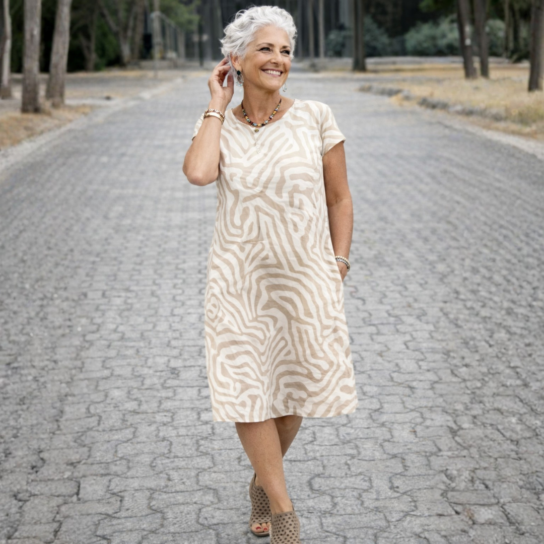 AVANILLE | ROUND NECK DRESS