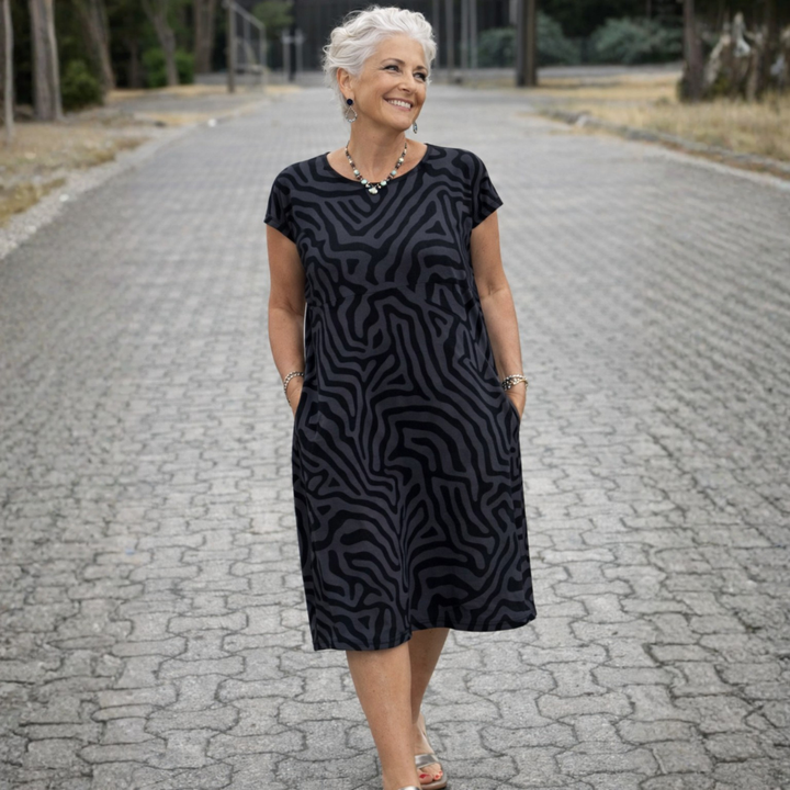 AVANILLE | ROUND NECK DRESS