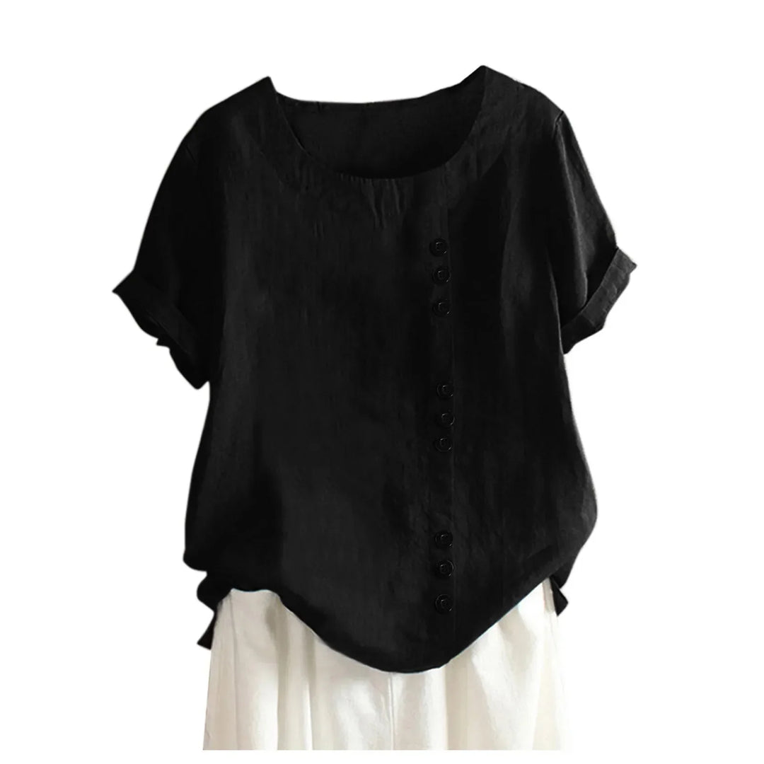 Amelia Cotton & Linen Blouse