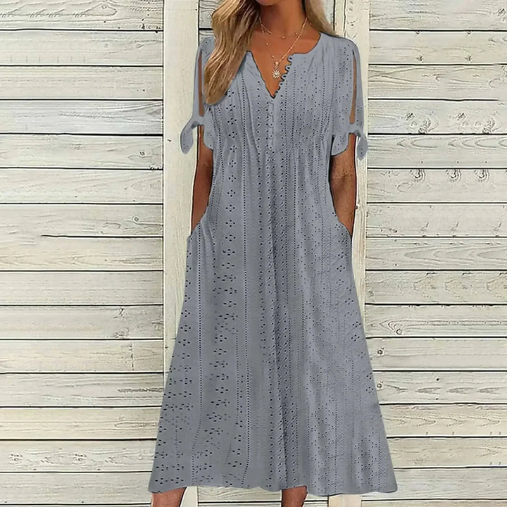 Lace Dress with V-Neck for Women