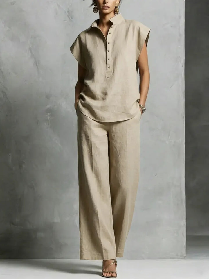 Elegant Comfortable Cotton-linen Set